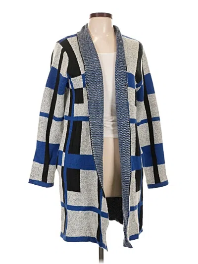 Pre-owned Keren Hart Cardigan Sweater In Blue