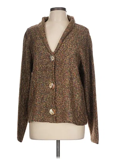 Pre-owned Keren Hart Cardigan Sweater In Brown