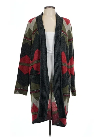 Pre-owned Keren Hart Cardigan Sweater In Green