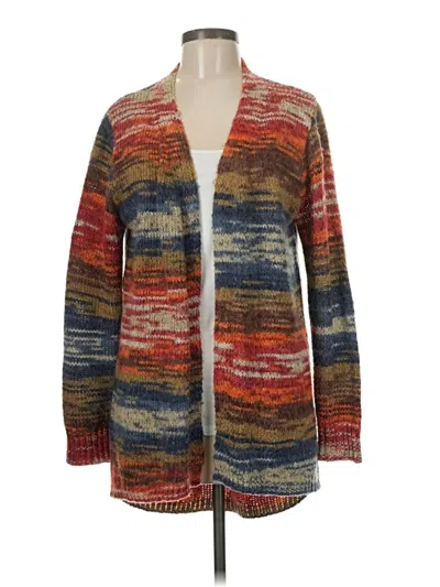 Pre-owned Keren Hart Cardigan Sweater In Red