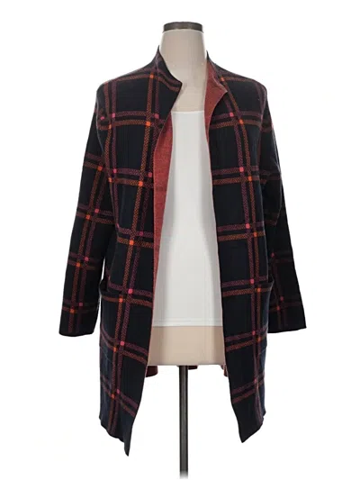 Pre-owned Keren Hart Cardigan Sweater In Red