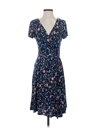 Pre-owned Keren Hart Casual Dress In Blue