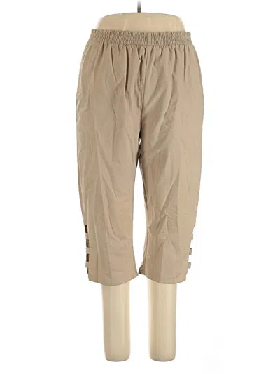 Pre-owned Keren Hart Casual Pants In Tan