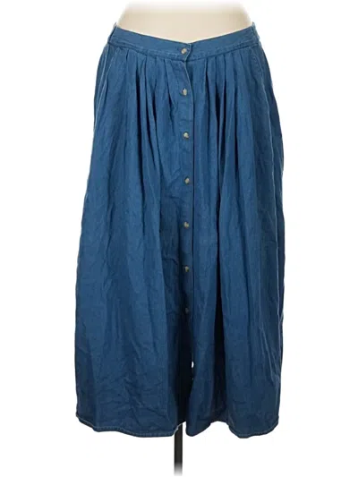 Pre-owned Keren Hart Casual Skirt In Blue
