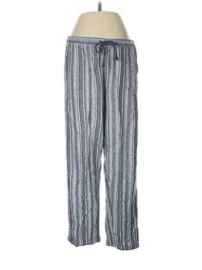 Pre-owned Keren Hart Linen Pants In Blue