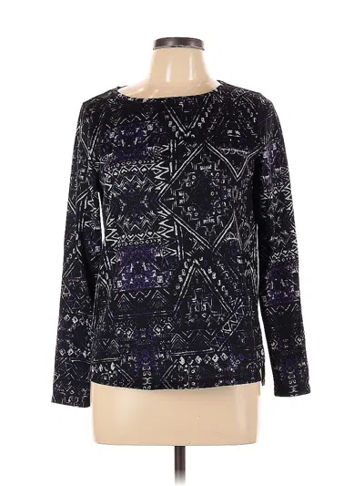 Pre-owned Keren Hart Long Sleeve T-shirt In Purple