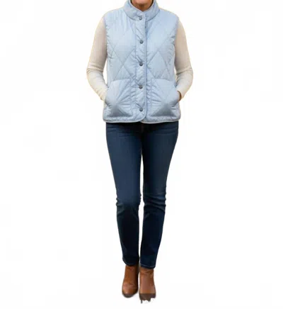 Keren Hart Reversible Vest In Ice Blue