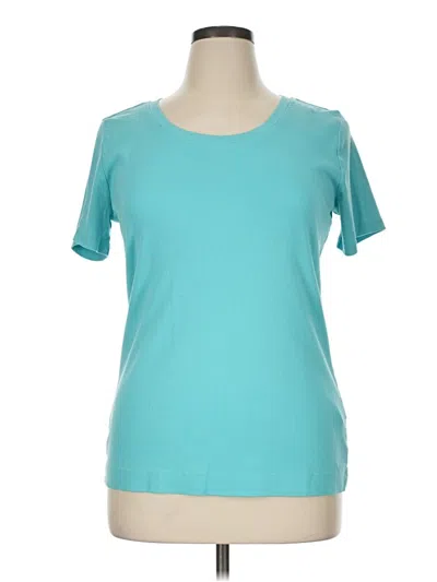 Pre-owned Keren Hart Short Sleeve T-shirt In Teal