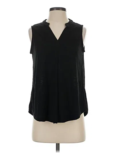 Pre-owned Keren Hart Sleeveless Blouse In Black