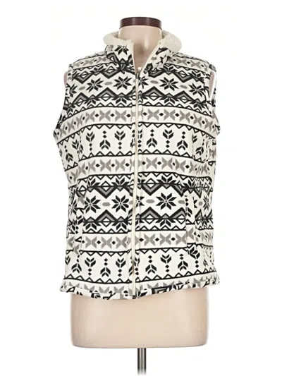 Pre-owned Keren Hart Vest In Ivory
