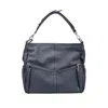 Kerikit England Women's Black Lennox Demi Navy Leather Handbag - Limited Edition In Black