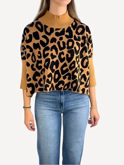 Kerisma Aja Bozoma Sweater In Black/camel In Multi