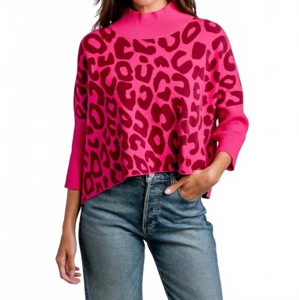 Kerisma Aja Bozoma Sweater In Super Pink/cherry In Multi | ModeSens