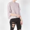 Kerisma Aja Frenchie Mock Neck Sweater In Pastel Quartz