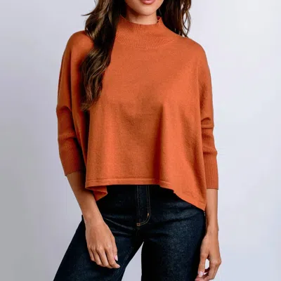 Kerisma Aja Ortho Solid Sweater In Rust In Orange