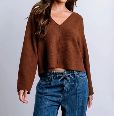 Kerisma Asima V Top In Brown