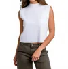 Kerisma Betty Solid Top In White In White