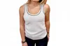 Kerisma Deuce Tank In White/ Navy In Multi