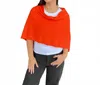 Kerisma Eden Ii Poncho In Flame Orange In Orange