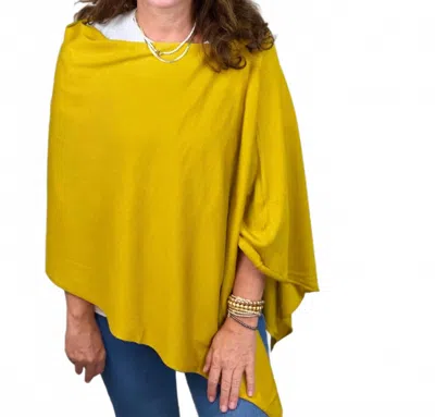 Kerisma Eden Poncho In Mustard In Yellow