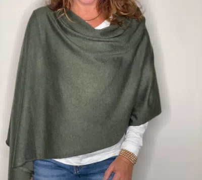 Kerisma Eden Poncho In Olive In Green