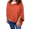 Kerisma Eden Poncho In Rust In Pink