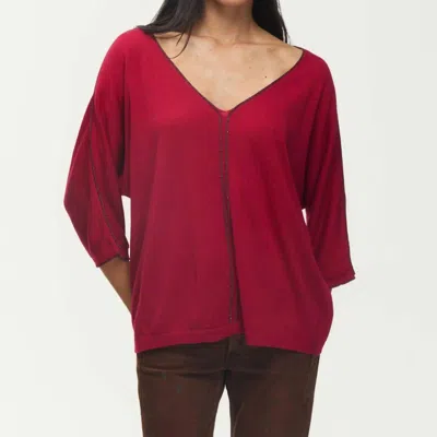 Kerisma Fawn Top In Holly Berry In Red