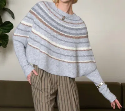 Kerisma Granada Striped Sweater In Grey Multi