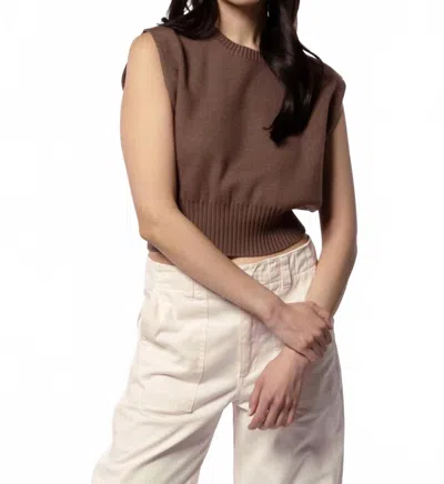 Kerisma Issa Sleeveless Top In Mocha In Brown