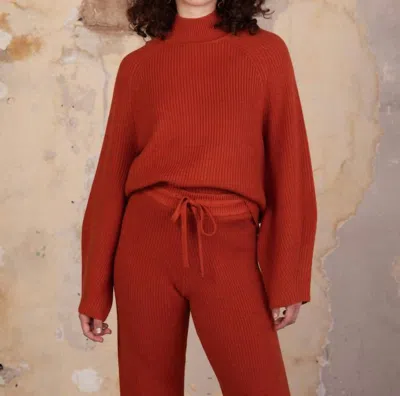 Kerisma Lago Turtleneck Top In Rust In Multi