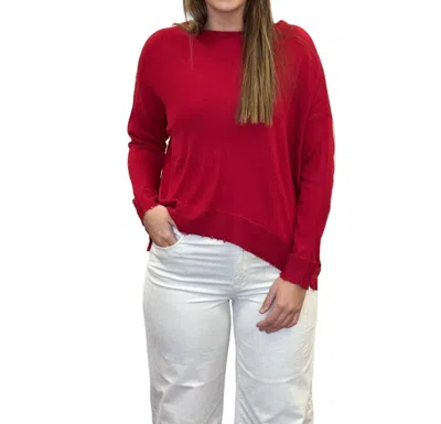 Kerisma Lawson Lightweight Sweater In Scarlet In Burgundy