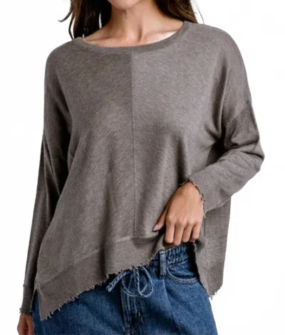 Kerisma Lawson Long Sleeve Top In Heather Brown In Gray
