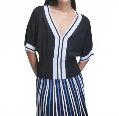 Kerisma Maverick V Top In Black/white