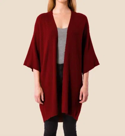Kerisma Miko Cardigan In Dark Cherry