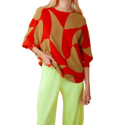 Kerisma Ryu Shasha Top In Ketchup/mustard In Multi