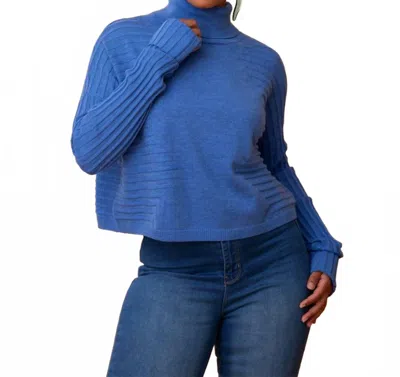 Kerisma Women's Luz Turtleneck Sweater In Oceanside In Blue