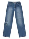 Kernemilk Ally Cargo-pocket Jeans In Blue