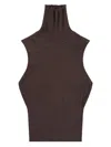 Kernemilk Amber Vest In Brown