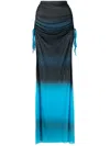 Kernemilk Maya Gradient-effect Maxi Skirt In Blue