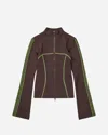 Kernemilk Zoe Trackblouse In Brown