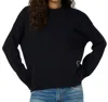 Kerri Rosenthal Benton Last Olive Sweater In Black In Black