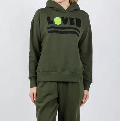 Kerri Rosenthal Boyfriend Loved Hoodie In Pine Green