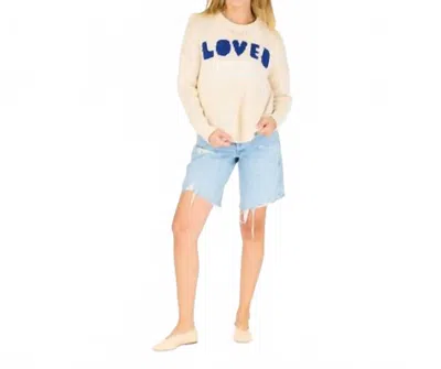 Kerri Rosenthal Boyfriend Loved Sweater In Natural In Neutral