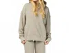 Kerri Rosenthal Weekend Barb Loved Sweatpant In Taupe In Gray