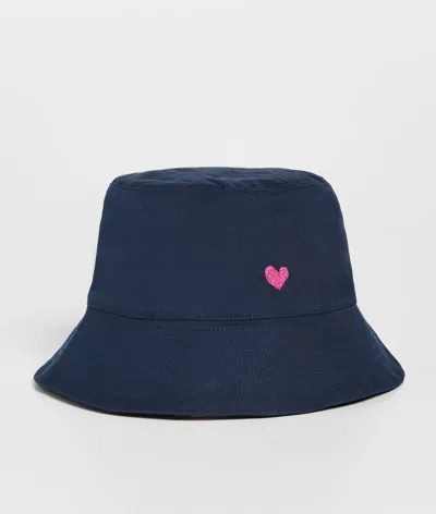Kerri Rosenthal Bucket Hat In Midnight In Blue