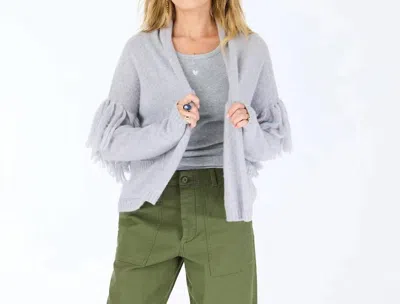 Kerri Rosenthal Cali Beau Lero Knit Sweater In Platinum In Gray