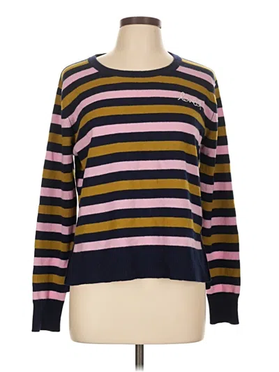 Pre-owned Kerri Rosenthal Cashmere Pullover Sweater In Purple