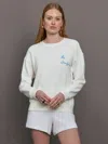 Kerri Rosenthal Ex-boyfriend Le Sunshine Sweatshirt In White