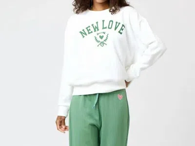 Kerri Rosenthal Ex-boyfriend New Love Sweatshirt In White