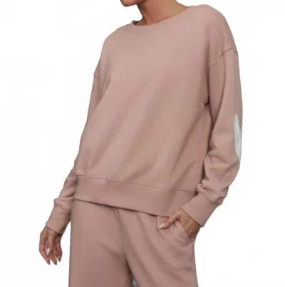 Kerri Rosenthal Ex Boyfriend Sweatshirt Top In Mauve In Neutral
